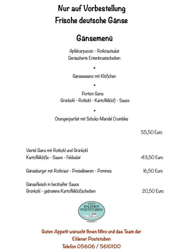 G&auml;nse-Essen 2025